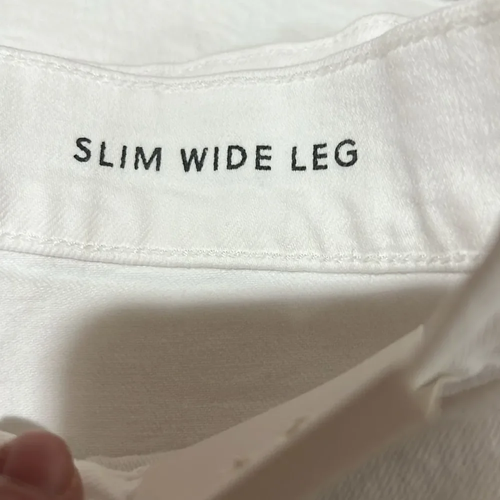 J. Crew BP461 Slim wide-leg jean in white wash NWT
